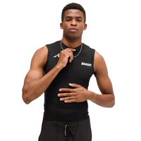 Bandit Running Ares™ Distance Sleeveless Quarter Zip - Black