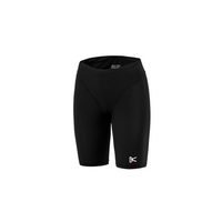 DistrictVision_Women's7inPocketed_HalfTights_Black_Front