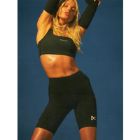 DistrictVision_Women'sTwinLayerMedium_SupportBra_Black_Front1