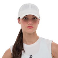 Bandit Running Embroidered Bandit Nylon Dad Hat - White
