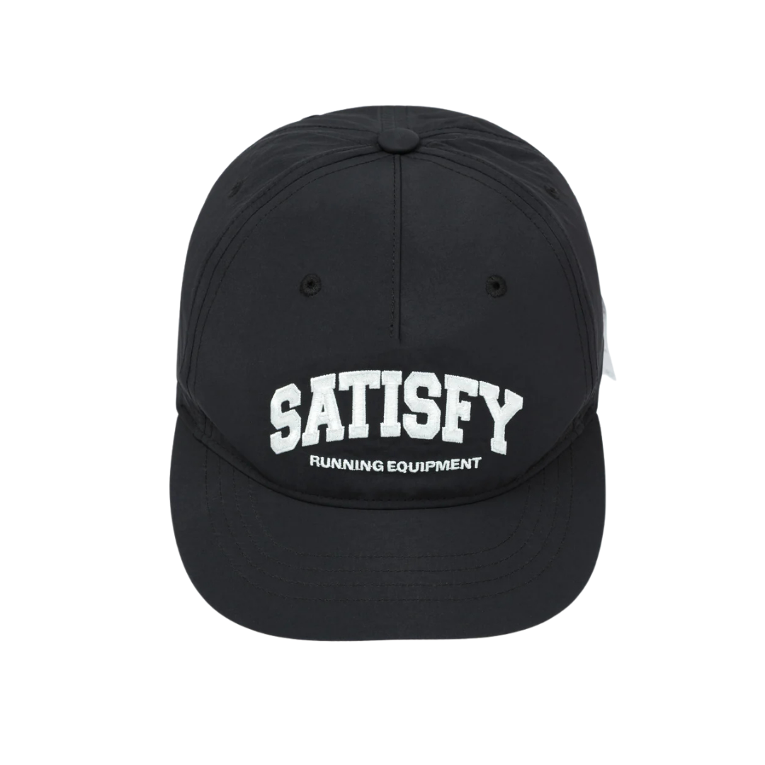 Satisfy Running FliteSilk 5 Panel Pinch Cap - Black – KitAthletic