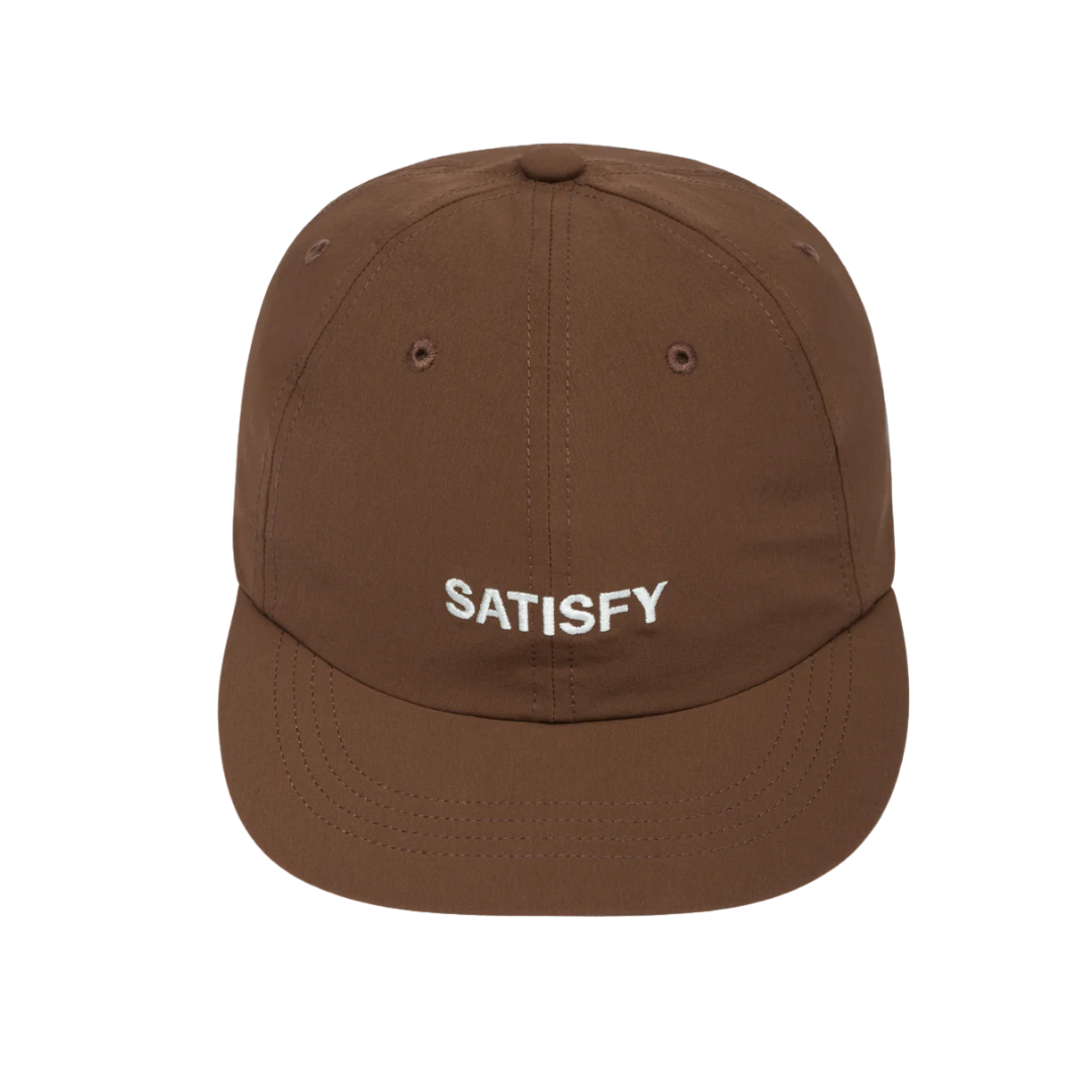 Satisfy Running Peaceshell Running Cap - Brown – KitAthletic