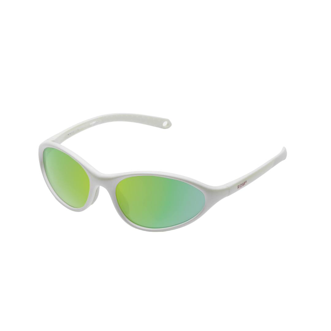 RIDAR スポーツメガネ ホワイト RIDAR PEAK - UNIVERSAL WHITE R+ REVO MULTI MIRROR FOREST (R183