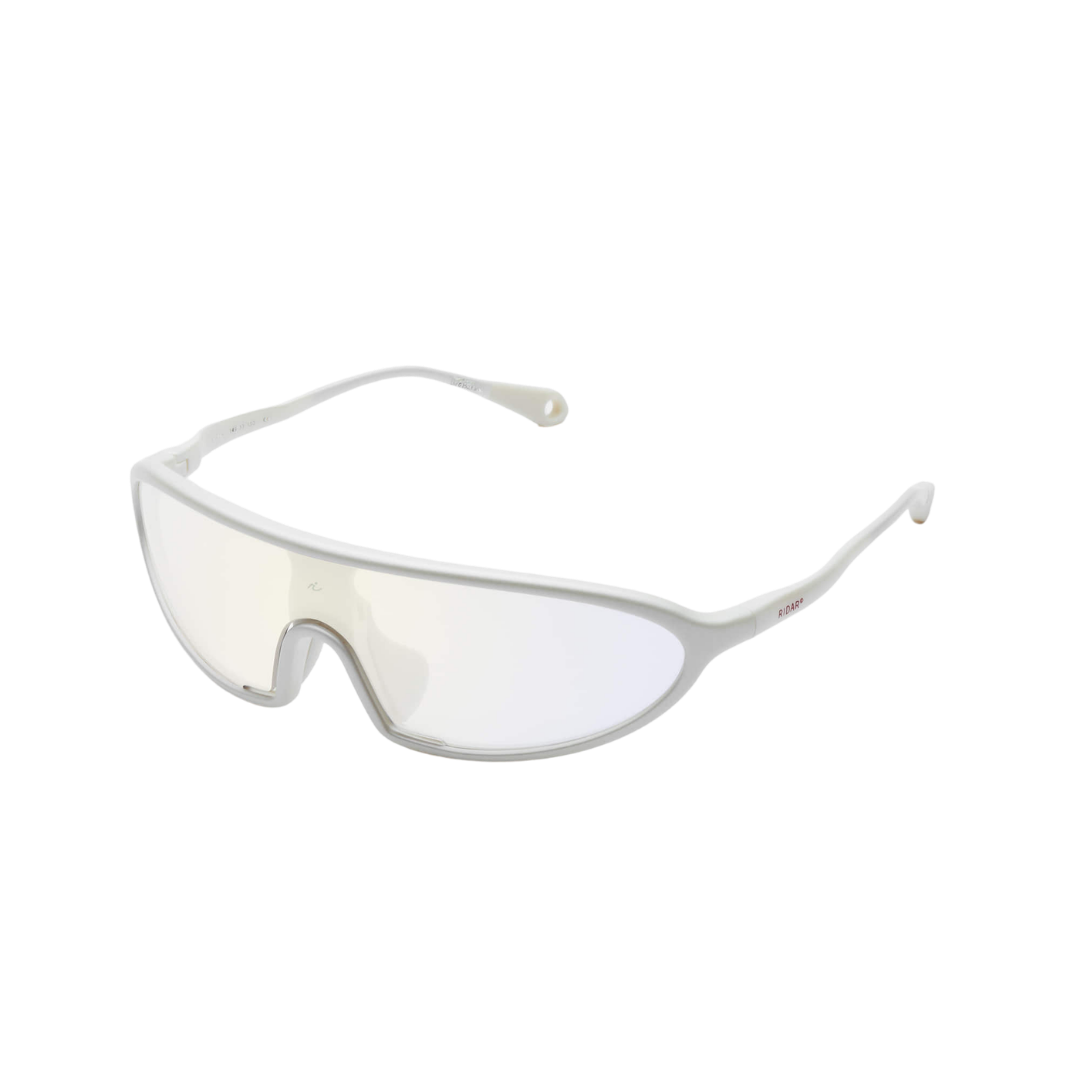 RIDAR スポーツメガネ ホワイト RIDAR SAHARA - UNIVERSAL WHITE R+ Clear Photochromic SPECTACULAR