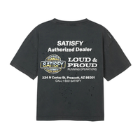 Satisfy Running MothTech™ T-Shirt Women's - Aged Black Logo