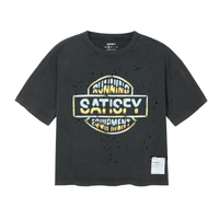 Satisfy Running MothTech™ T-Shirt Women's - Aged Black Logo