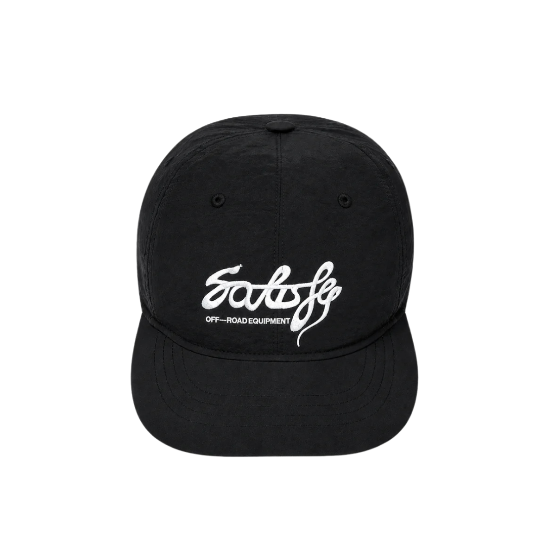 Satisfy Running FliteSilk 5-Panel Pinch Cap - Black OffRoad