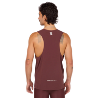 BanditRunning_Vento_Performance Singlet_Chocolate_Back1