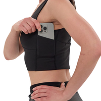 Bandit Running Stamina™ Vela Race Crop - Black