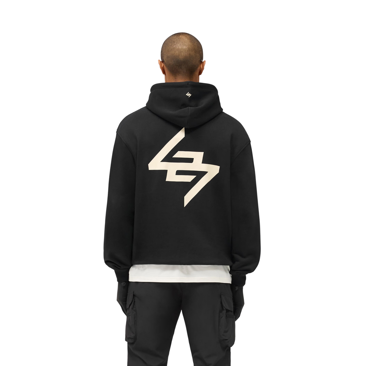 247 DNA GRAPHIC HOOD - Jet Black