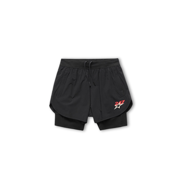 247 HYBRID SHORT - Jet Black