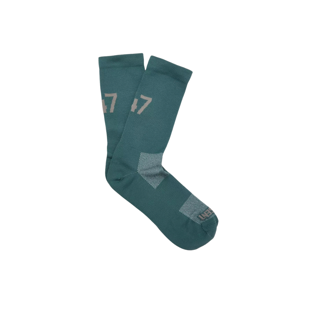 247 NUMBERS SOCK - Teal