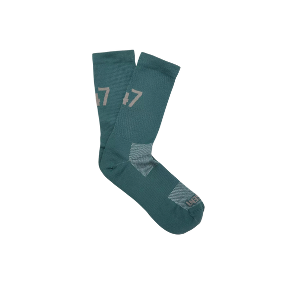 247 NUMBERS SOCK - Teal