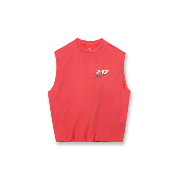 247 TEAM STAR OS TANK - Racing Red