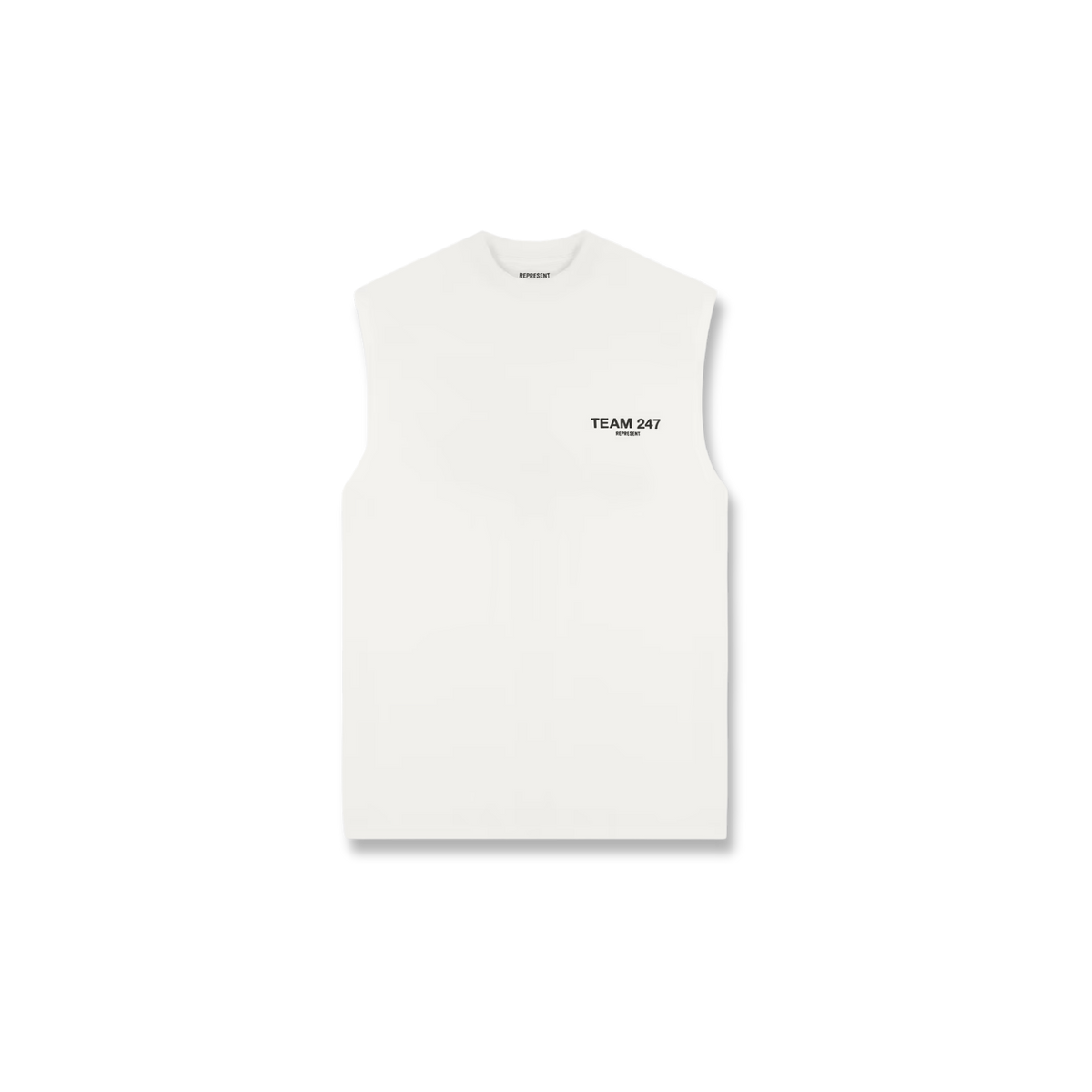 247 Team Oversized Tank - Flat White