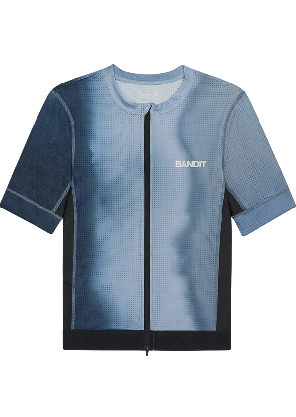 Bandit Running GeoMesh™ Race Top - Tranquil Blue