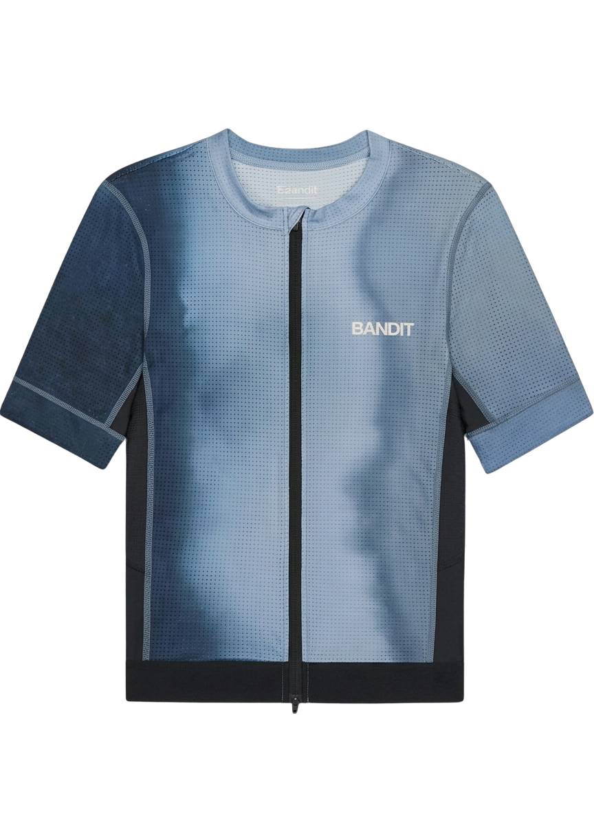 Bandit Running GeoMesh™ Race Top - Tranquil Blue
