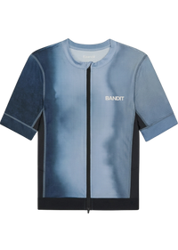 Bandit Running GeoMesh™ Race Top - Tranquil Blue