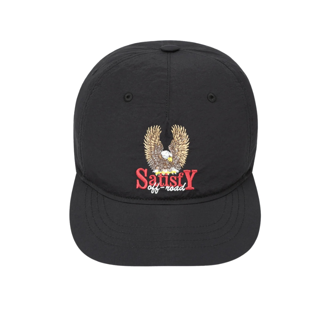 31025FliteSilk5PanelPinchCap-BlackEAGLE1