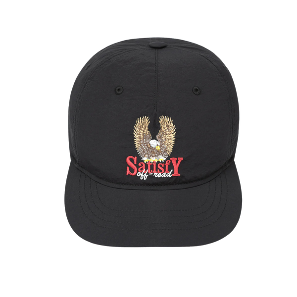 31025FliteSilk5PanelPinchCap-BlackEAGLE1