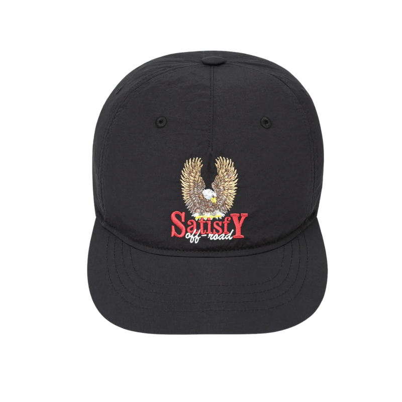 31025FliteSilk5PanelPinchCap-BlackEAGLE1