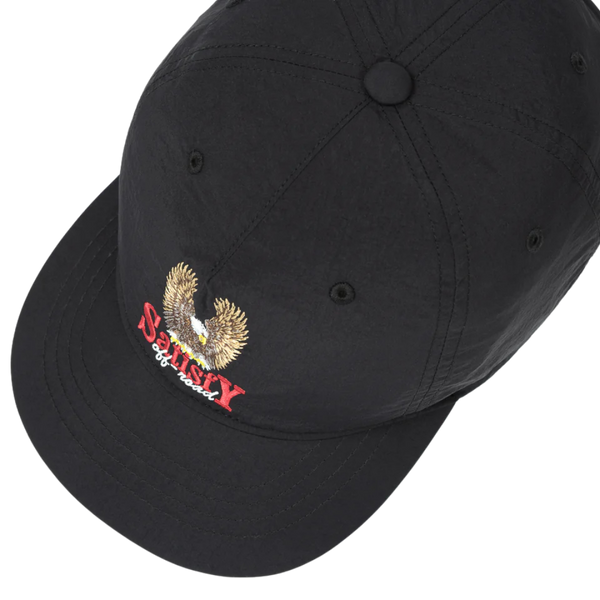 31025FliteSilk5PanelPinchCap-BlackEAGLE3