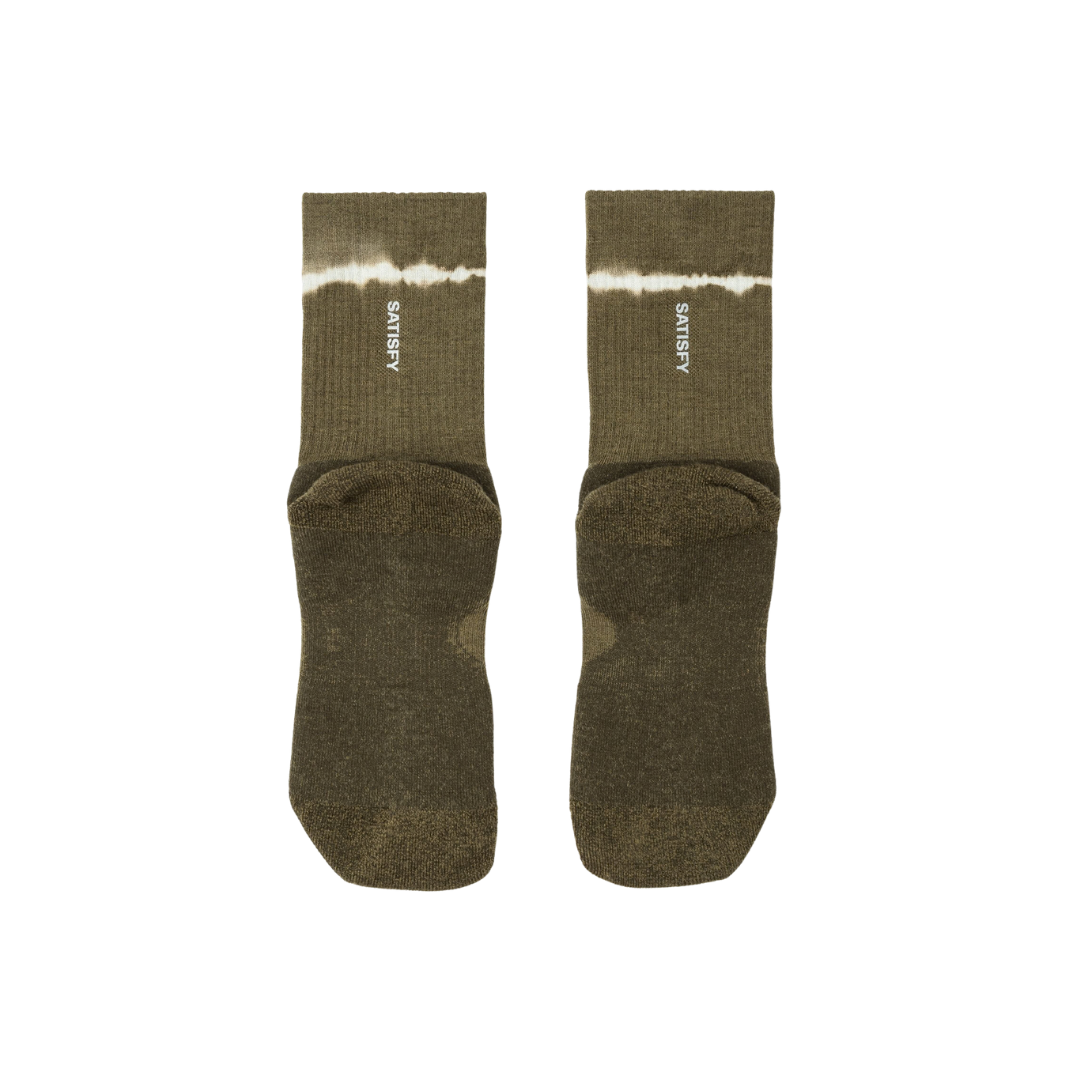 Satisfy Running Merino Nylon Tube Socks - Tie Dye Capers