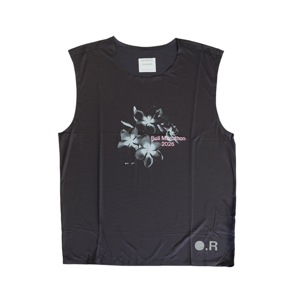 OPTIMISTIC RUNNERS x KIT Recycled OR Tank Top BLUEBERRY