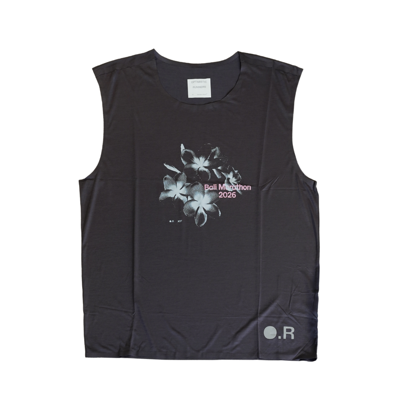OPTIMISTIC RUNNERS x KIT Recycled OR Tank Top BLUEBERRY