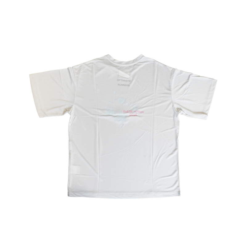 OPTIMISTIC RUNNER x KIT Relaxed T-Shirt COOL-GREY
