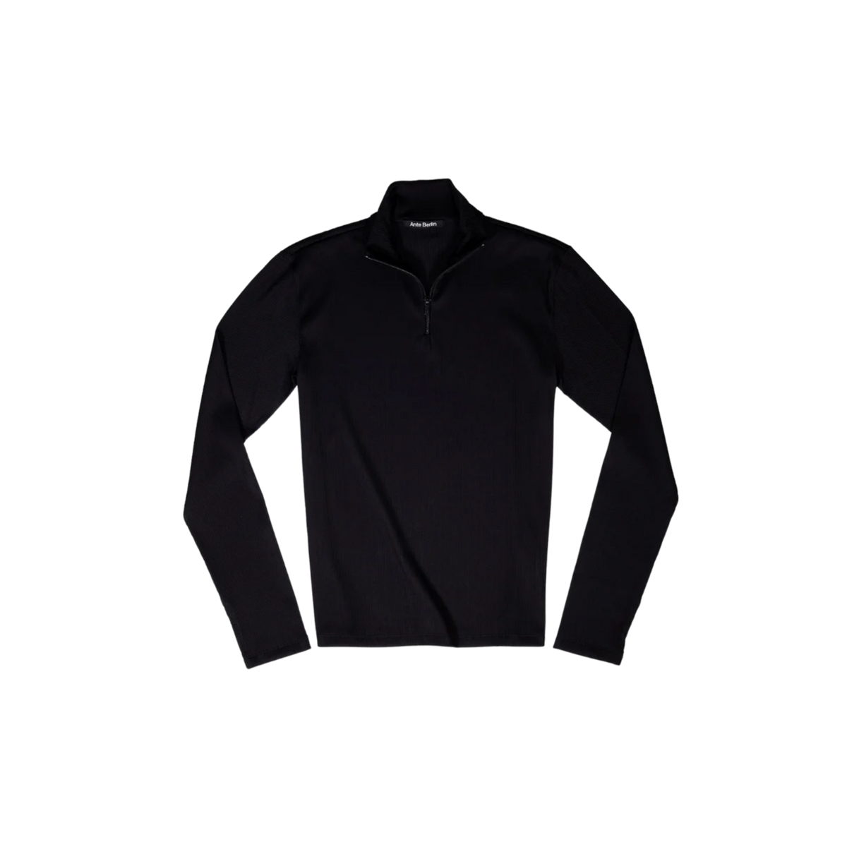 ANTE HALF ZIP LONGSLEEVE - BLACK