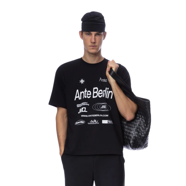 ANTE RACING T-SHIRT - BLACK