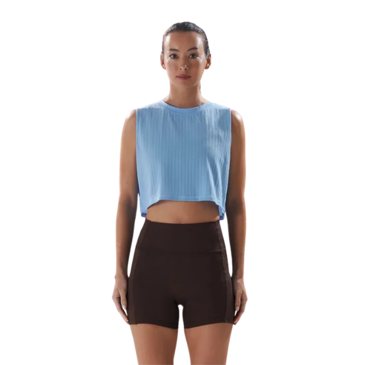 ANYA Boxy Muscle Tank - Arctic