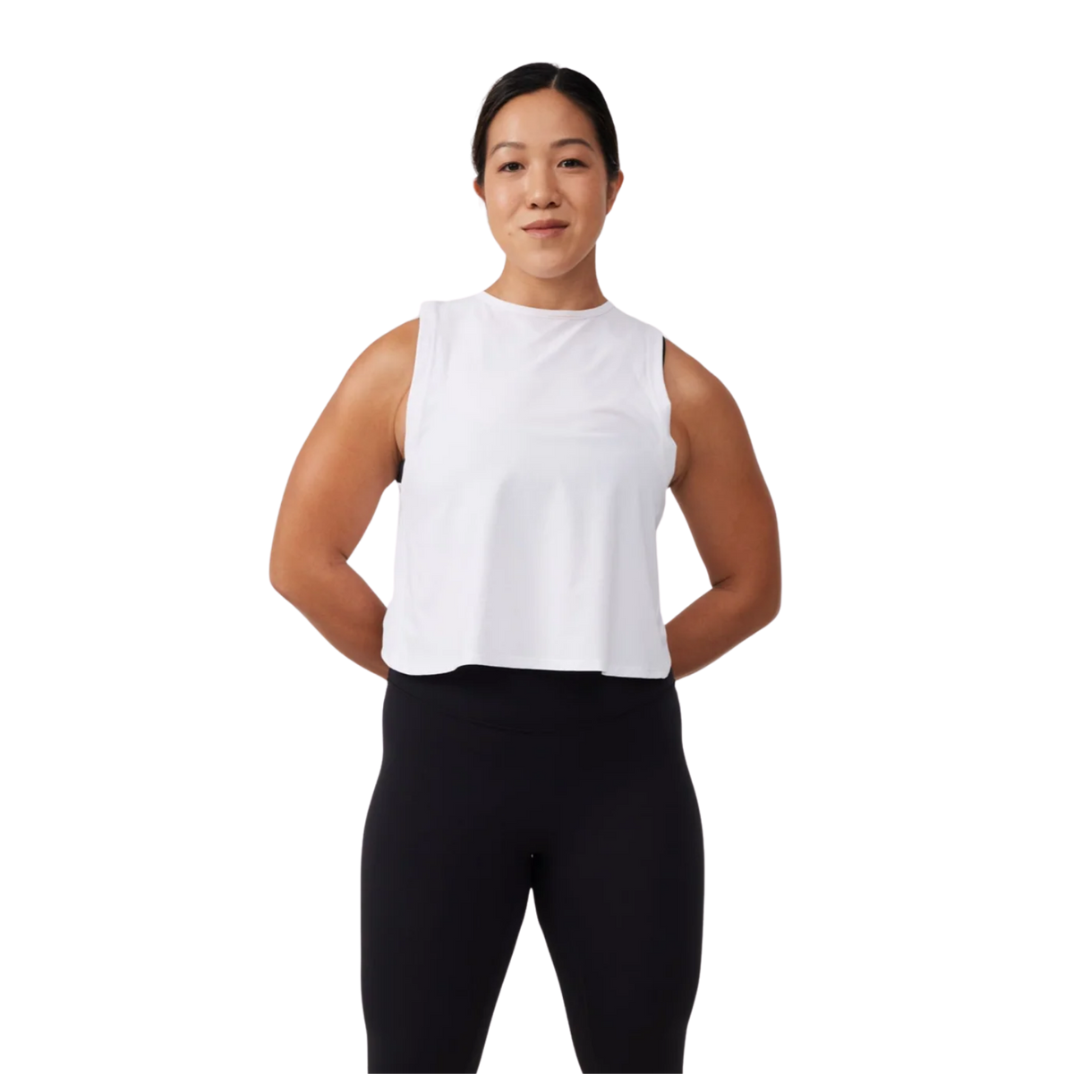 ANYA Curve Tank - Yoghurt