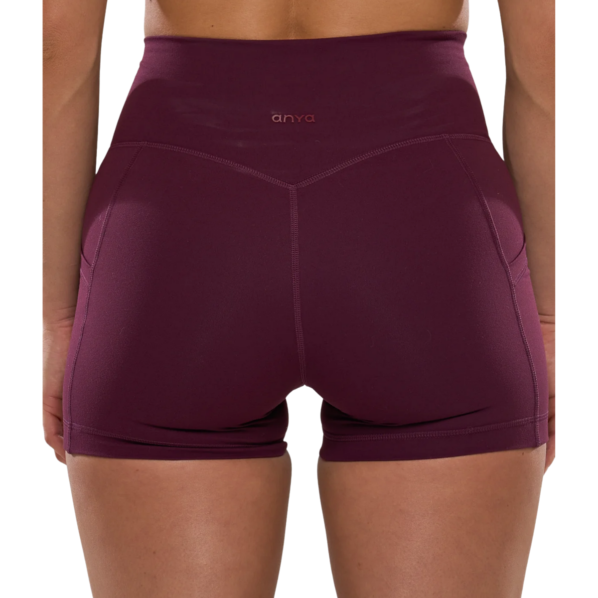 ANYA Pocket Shorts (Mini 4") in Winetasting