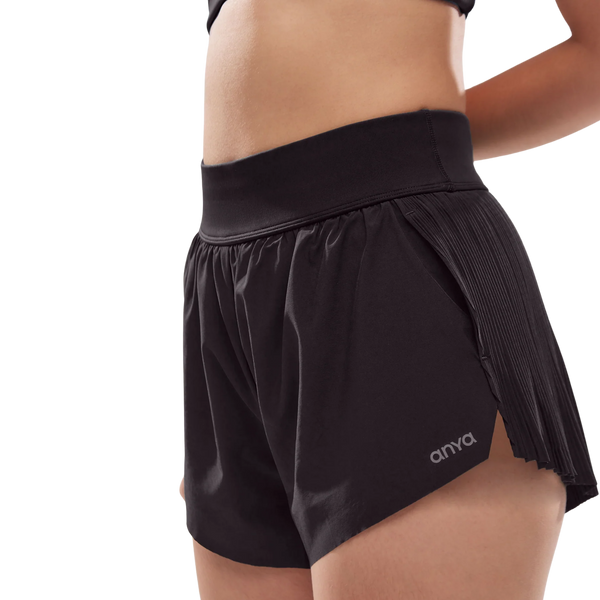 ANYA Split Shorts 2.0 - Black Sesame