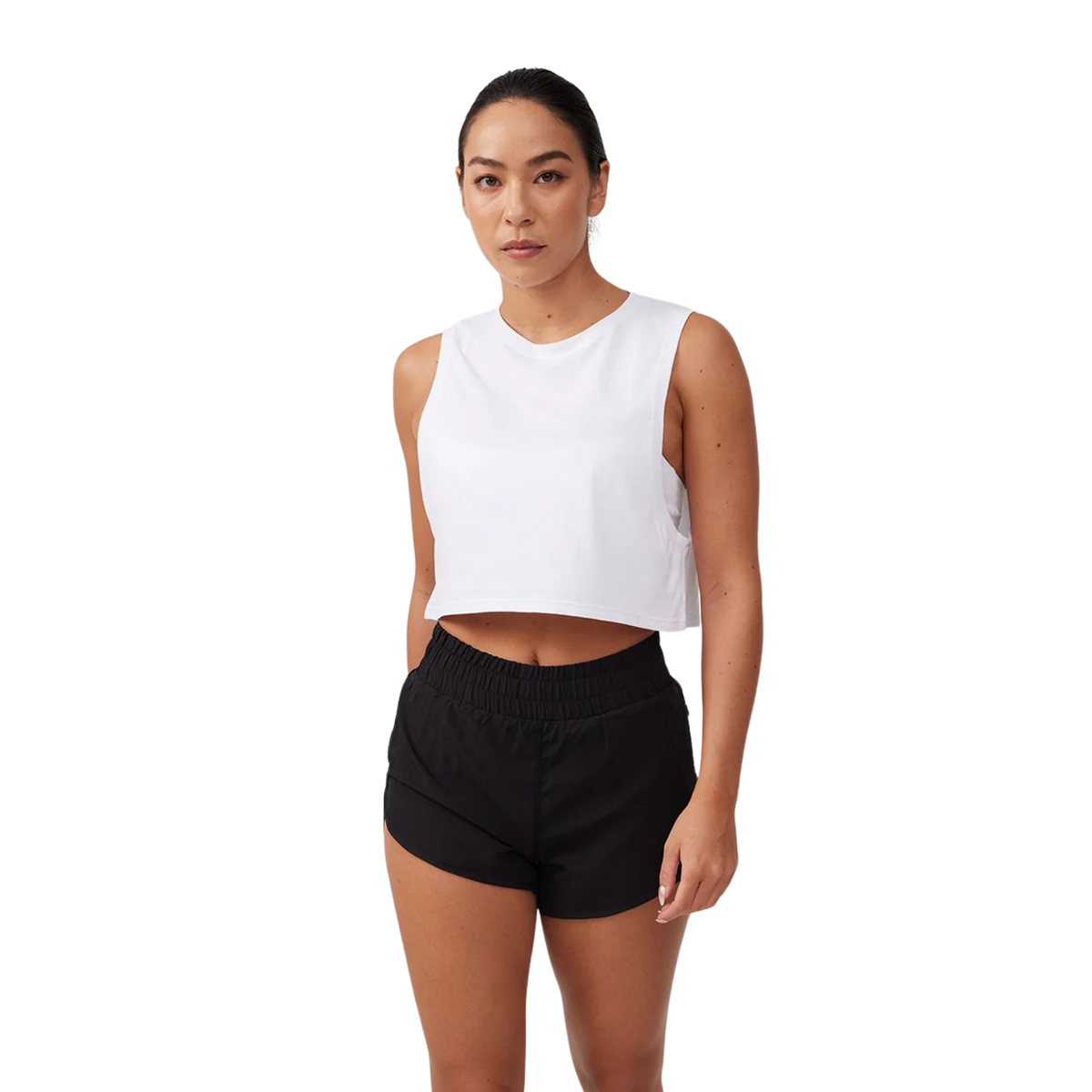 ANYA Sport Crop Tank 2.0 - Yoghurt
