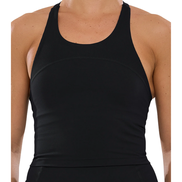 ANYA Unlock 2-in-1 Crop in Black Sesame
