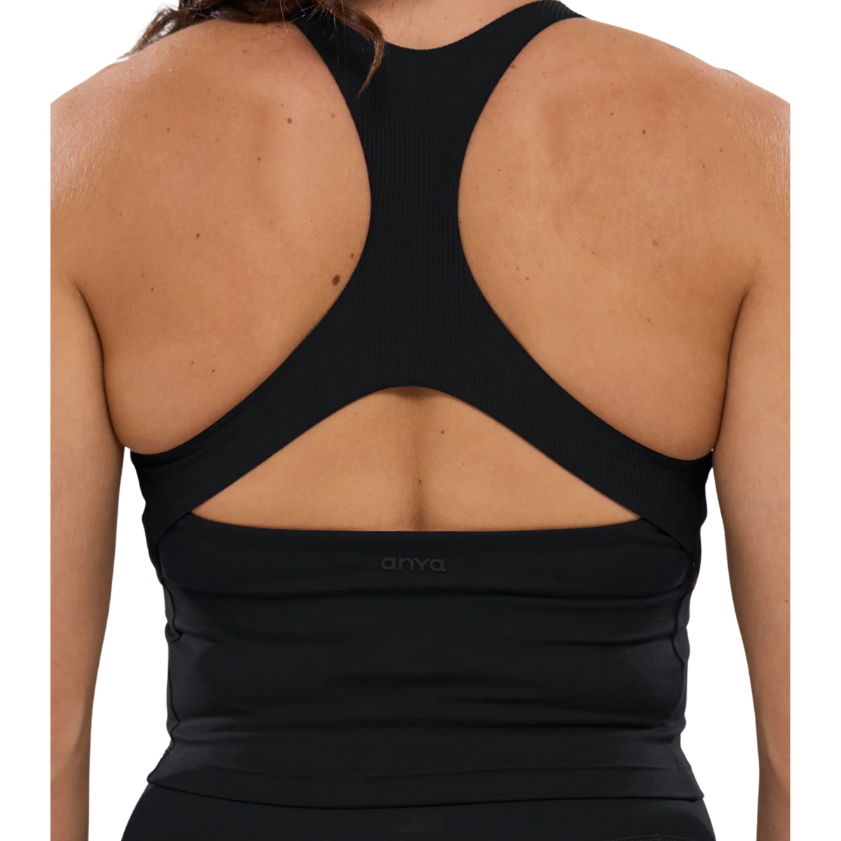 ANYA Unlock 2-in-1 Crop in Black Sesame