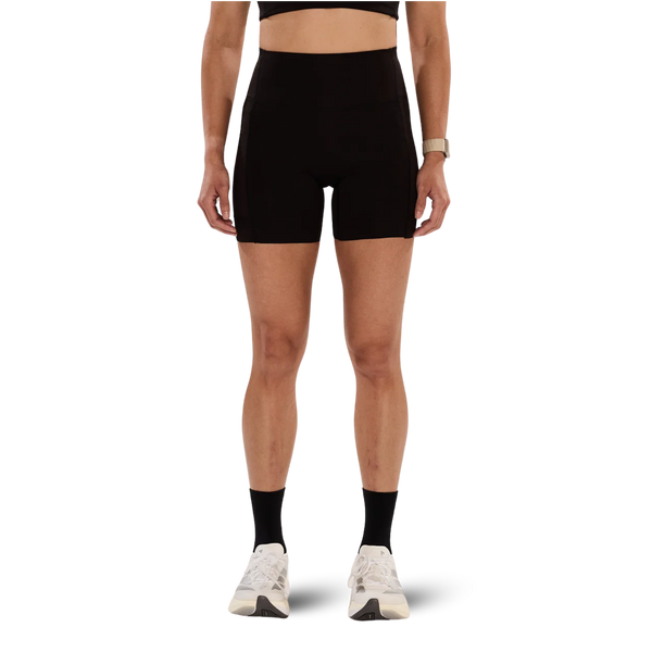 ANYA 42 Compression Shorts in Black Sesame