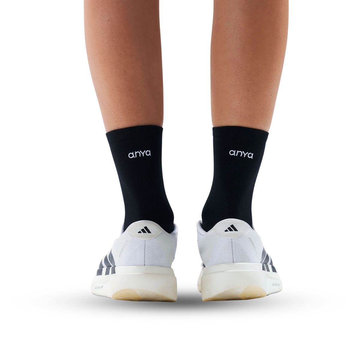 ANYA Hybrid Training Socks - Black Sesame