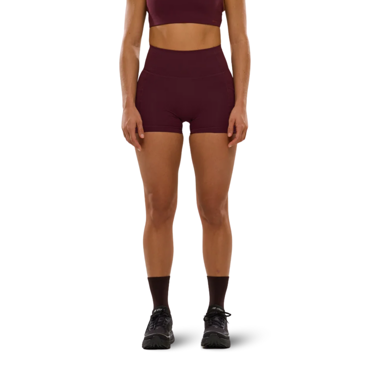 ANYA Pocket Shorts (Mini 4") in Winetasting