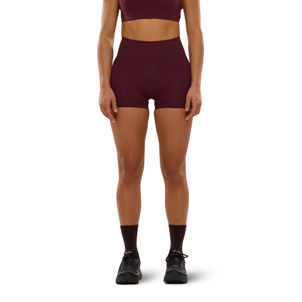 ANYA Pocket Shorts (Mini 4") in Winetasting