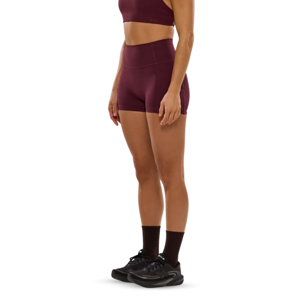 ANYA Pocket Shorts (Mini 4") in Winetasting