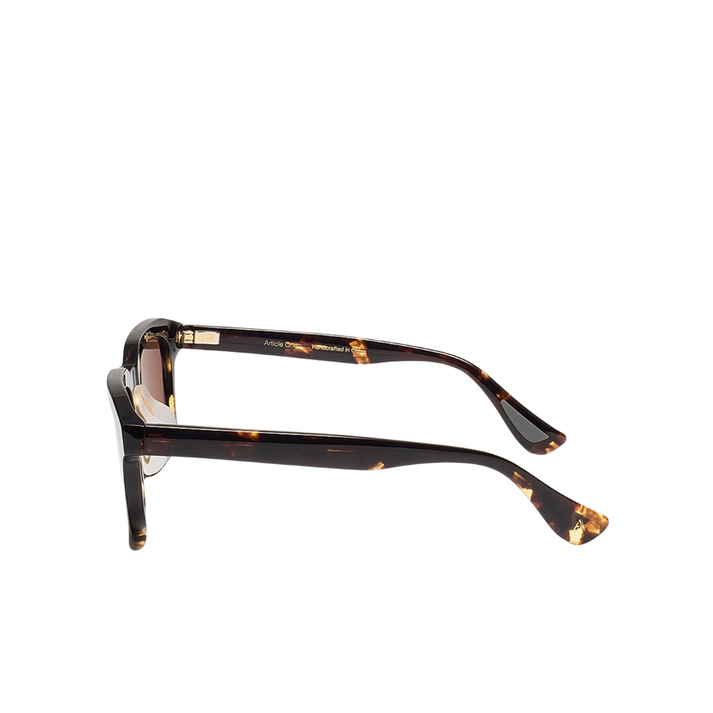 ARTICLEONE_Avalon_Tortoise w/Polarized Gold Lens_Side