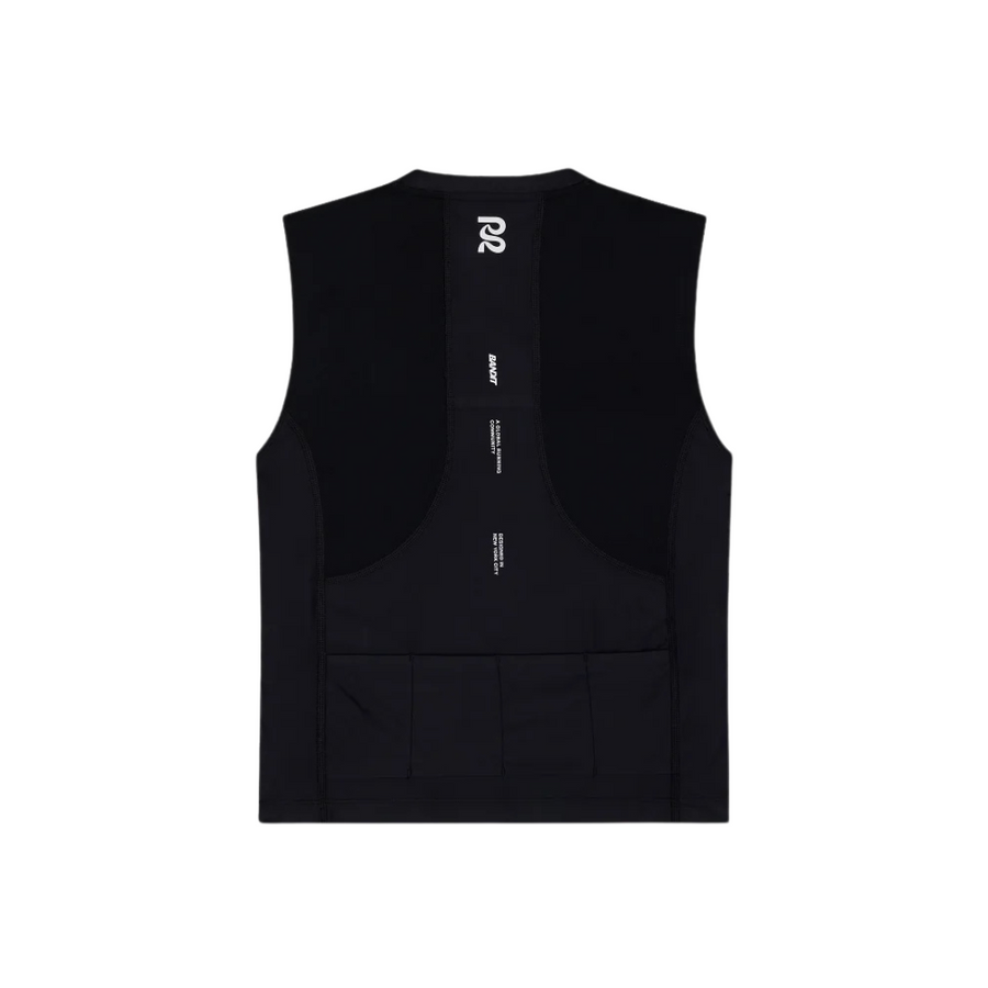 Bandit Running Ares™ Distance Sleeveless Quarter Zip - Black