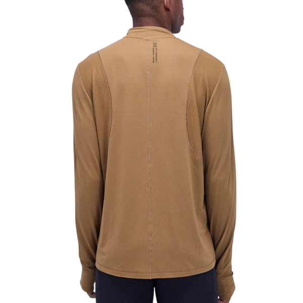 BANDIT RUNNING AuraGrid™ Mockneck Long Sleeve - Antique Brass