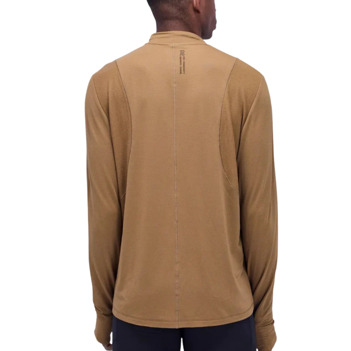 BANDIT RUNNING AuraGrid™ Mockneck Long Sleeve - Antique Brass