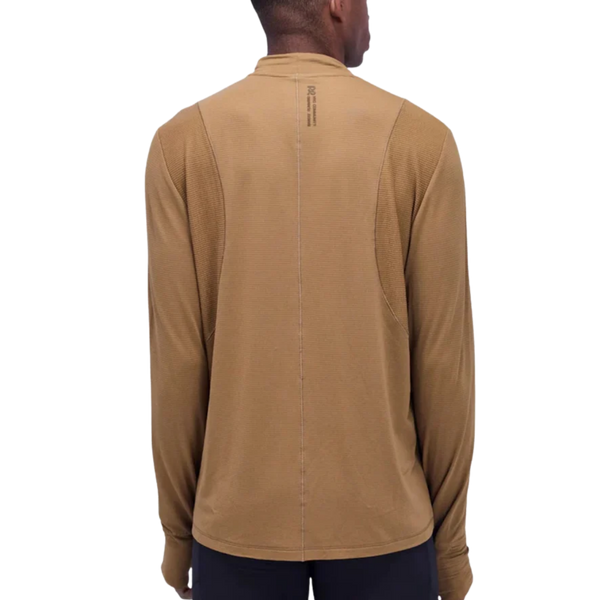 BANDIT RUNNING AuraGrid™ Mockneck Long Sleeve - Antique Brass