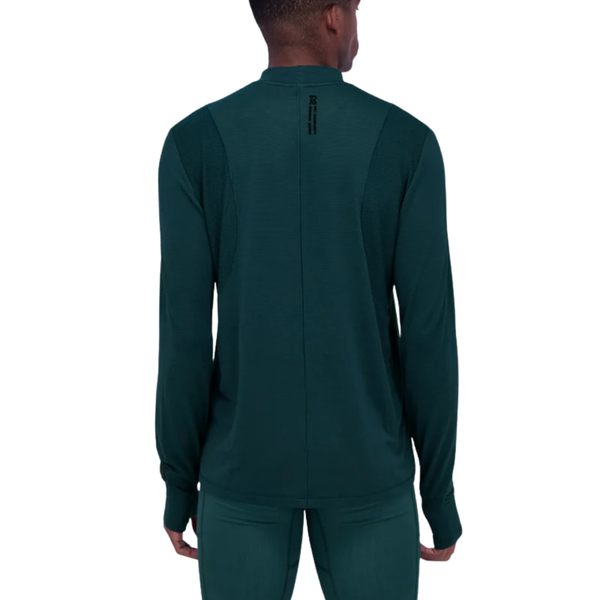 BANDIT RUNNING AuraGrid™ Mockneck Long Sleeve - Storm